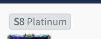 First season finishes Plat GGs~
