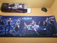 i got a KDA mousepad lol