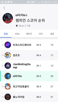 제가 실버쪽에선 아트록스 꽤합니다