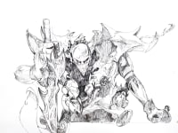 파이크 볼펜그림