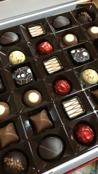 got chocolate lol
