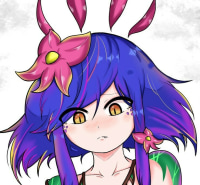 Our Neeko has so many people drawing fan art, but...
