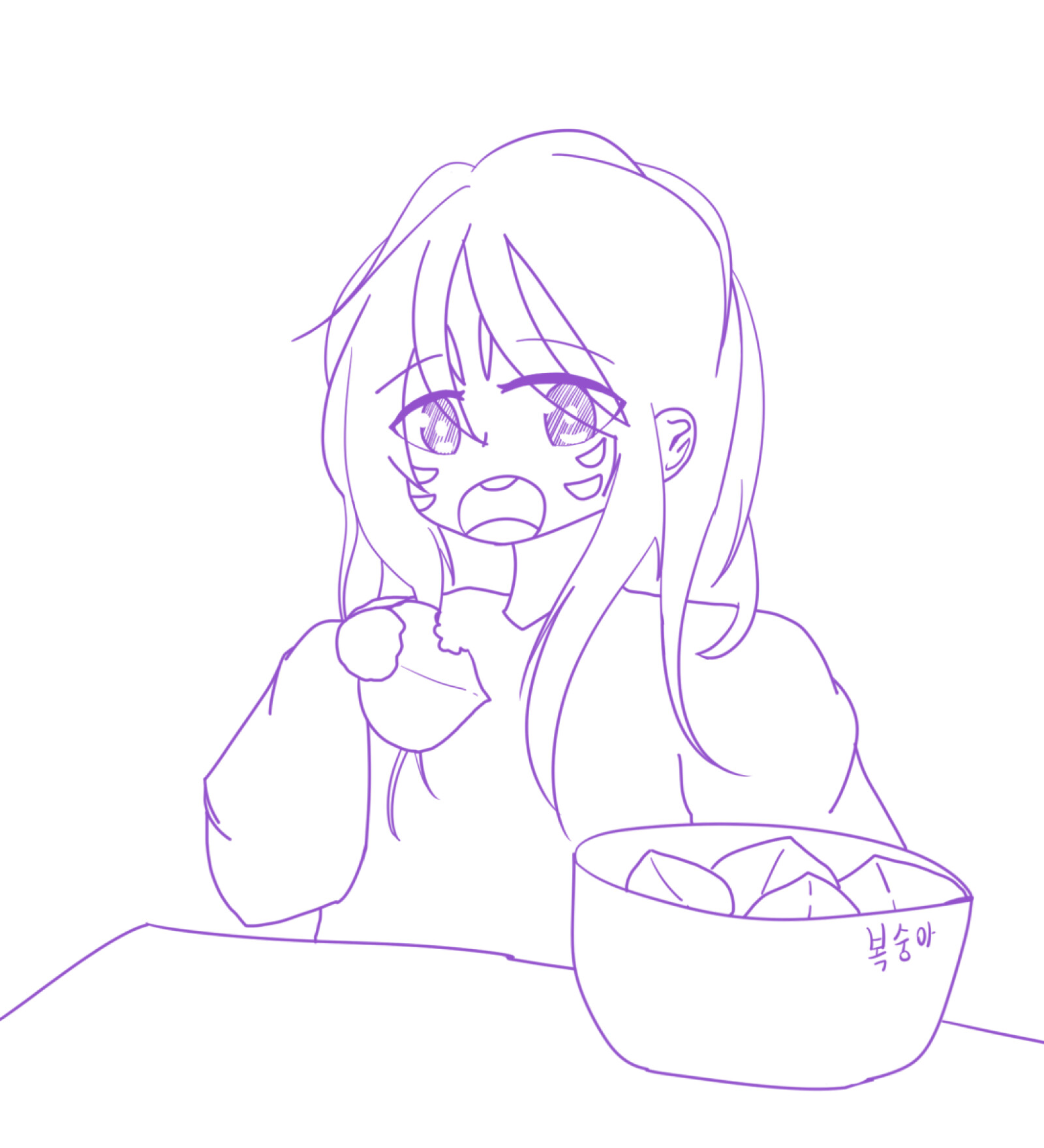 복숭아먹는 아기카이사 비하인드.5.jpg