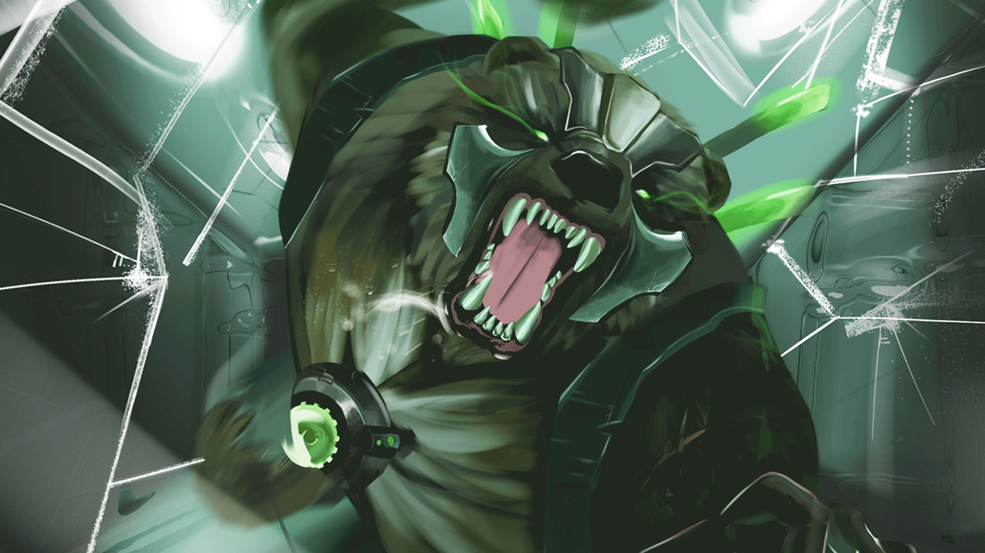 야성의 볼리베어.gif