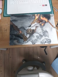 아우렐리온솔 4절지+잿빛군주 8절지