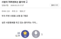 ???:사람의 70퍼센트는 물이래