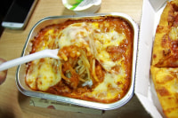 피자 스파게티 먹을때