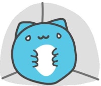 구석에 박혀서 쪼그라드는 고양이 움짤