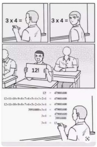 3×4=?