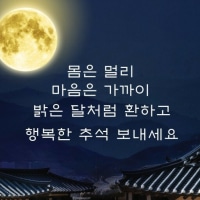 추석 잘 보내라 옵붕이들아