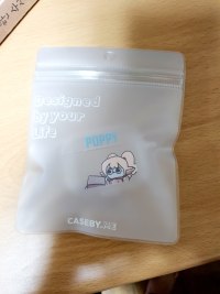 옵붕이 에어팟 케이스 주문제작함!