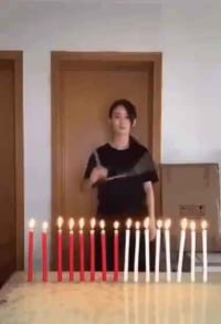 촛불 간지나게 끄기.gif