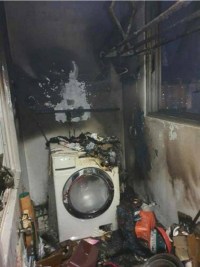 어떤 아파트 화재사고에 인명피해가 없었던 이유