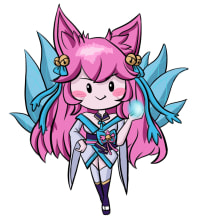 영혼의꽃 아리 그려봤어요~