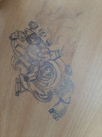 학교에서 그린 블츠 근황