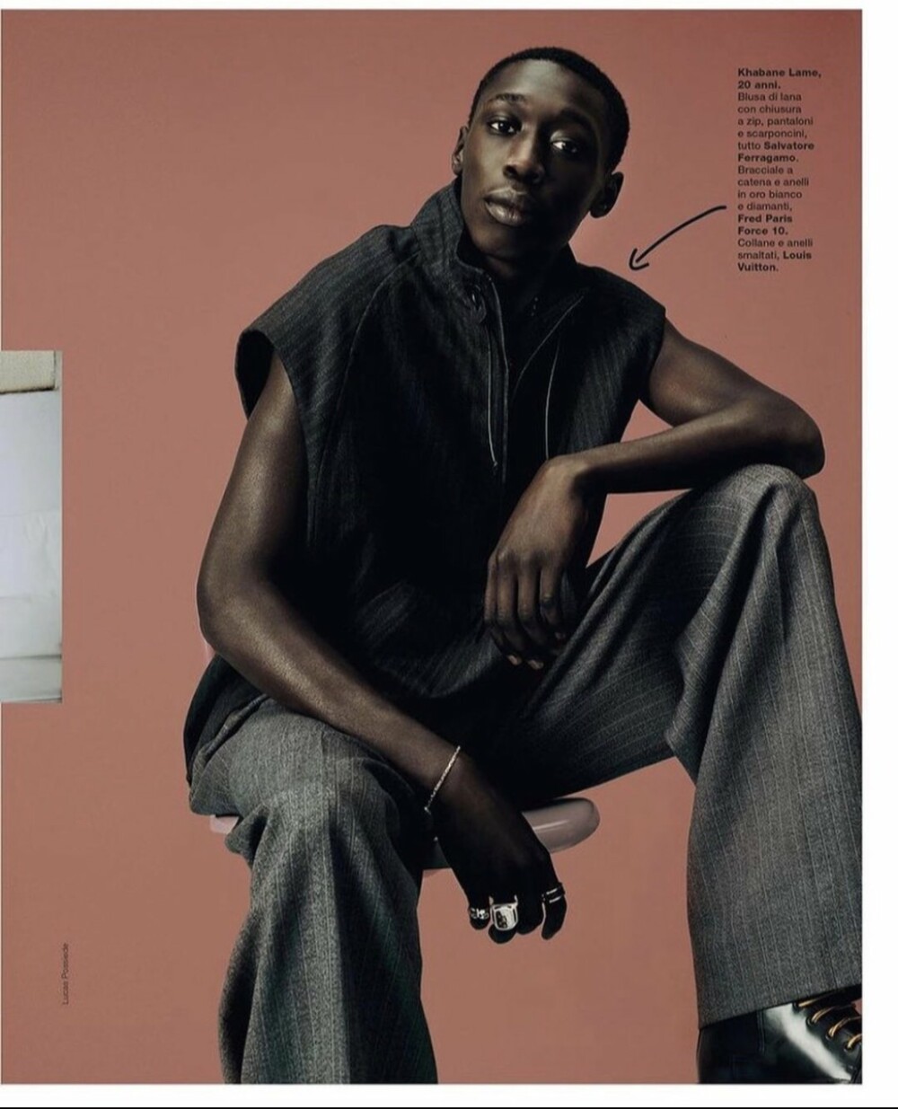 모델이시래 그것도 루이비통 모델