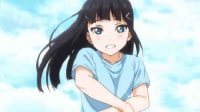 cute girl takes off her top and yells time stop gif