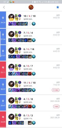 롤 접었다가 버프 소식듣고 한달만에 들어와봤는데