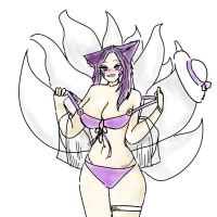 수영장 파티 아리 그려봄