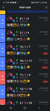 요즘 존나 돌리는챔