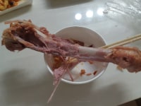 옵붕이 칠면조먹는다