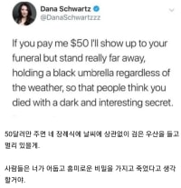 자신의 죽음에 비밀스러움을 첨가하는 비용 단돈 50달러