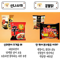 요즘 뜨고있다는 라면조합들