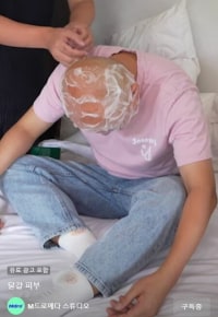 joo ho-min mask pack is hilarious llllllllllllllllll