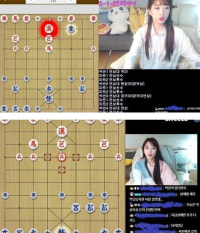 장기 두는 여bj 훈수하는 시청자들