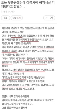 첫출근 했는데 짤렸어.....