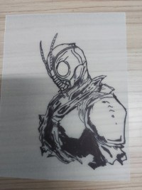 가면라이더 키링 만드는 중