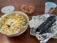 할머니가 라면 끓여주심