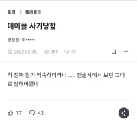 메이플 사기당함.jpg