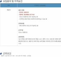 흔한 중소기업의 공고