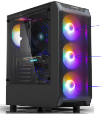 I'll tell you how to pick a PC case. Please, actually look at the case before you buy.