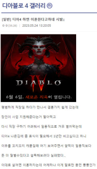 디아4 하면 이혼한다고 하네 시발;;