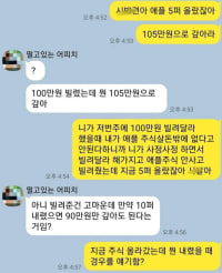 돈 갚는데 실시간으로 액수가 변하는 친구
