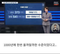 이번 폭우가 레전드인 이유.