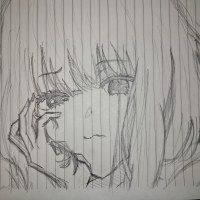 Arima Kana notebook doodle