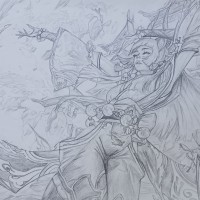 연필로 그렸던 롤 그림들