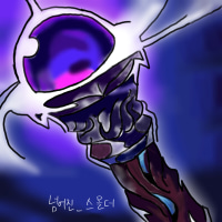 늦잠을 자서 좀 늦었지만.. 공허의 지팡이그림