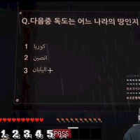 독도가 어디 땅이냐니까 대답 못하는 스트리머