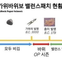 2000천년만에 밸런스 패치하는 가위바위보