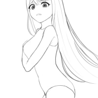 수영장파티 아리 낙서