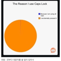 키보드 캡스락 쓰는 이유