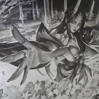 영혼의 꽃 이렐리아 손그림🪻🪻