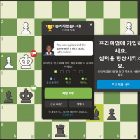 체스 한 판 승 하고왔습니다.