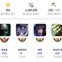 숙련도 높은사람 보면 신기해요..