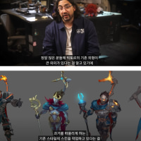 빅토르 리메이크 전 느낌나는 스킨 만드는 중인듯