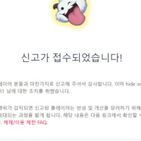 내가 홈페이지 신고를 꼭 하는 이유가 있음